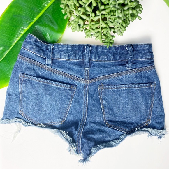 Free People Jeans Shorts distressed 24 - Picture 5 of 6